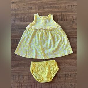 CARTER’S | Baby Girl Summer Yellow Dress - 6 Months